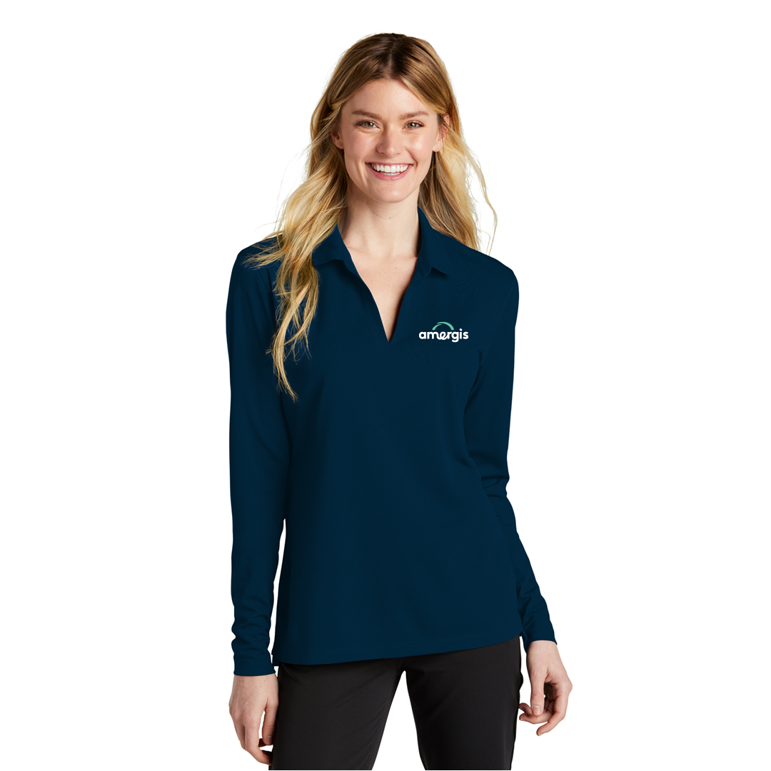 Ladies Nike Dri-FIT Longsleeve Polo