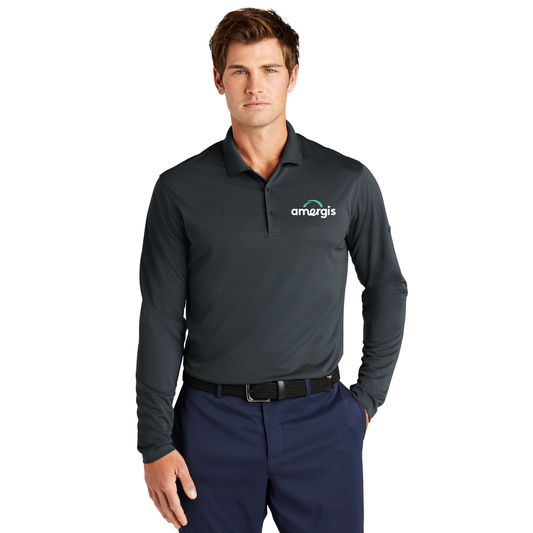Mens Nike Dri-FIT Longsleeve Polo