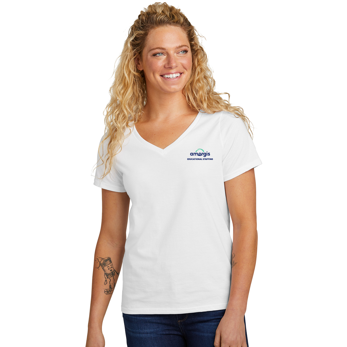 Volunteer Knitwear Women's V-Neck Tee