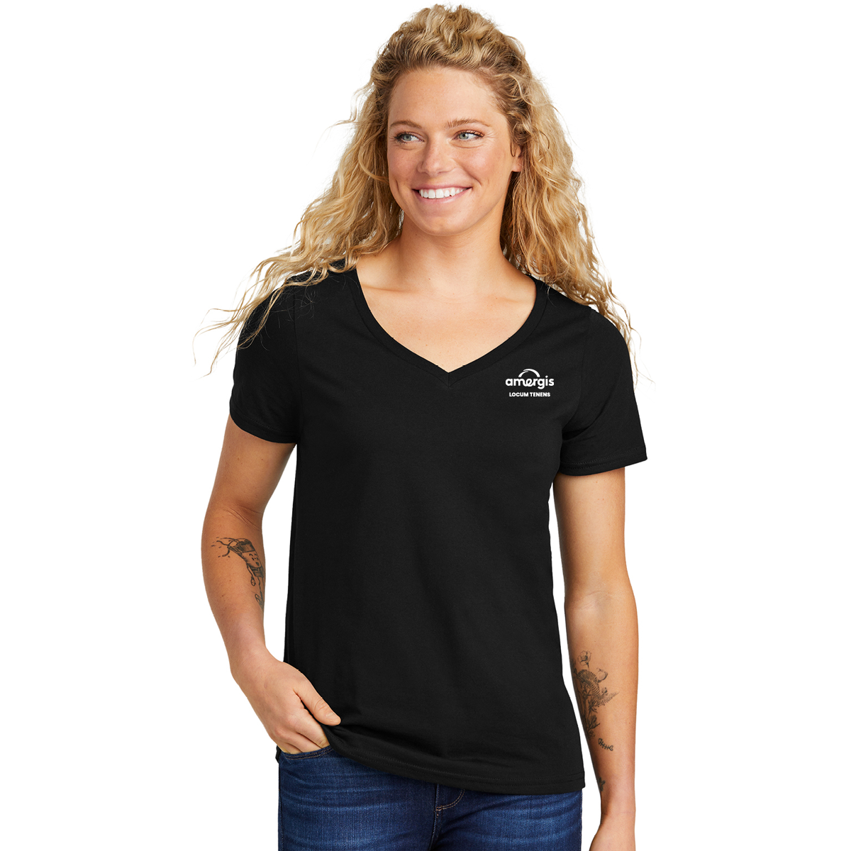 Volunteer Knitwear Women's V-Neck Tee